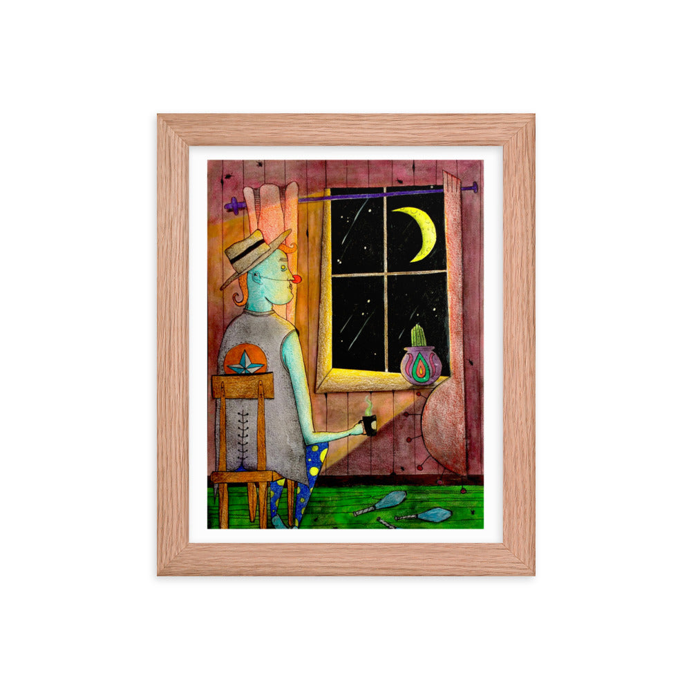 Malabar cosmo Framed poster