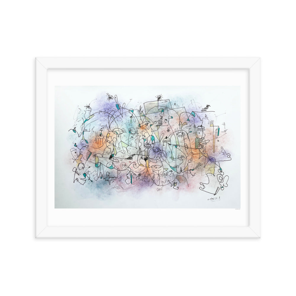 Poeme Framed poster