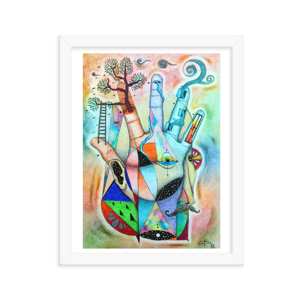 Elemental Framed poster