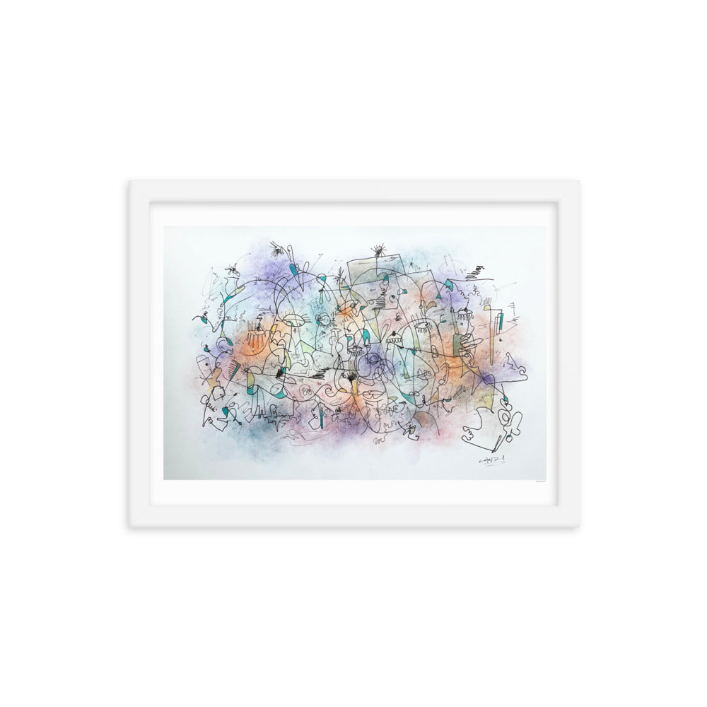 Poeme Framed poster