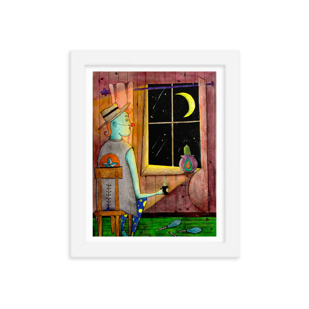 Malabar cosmo Framed poster