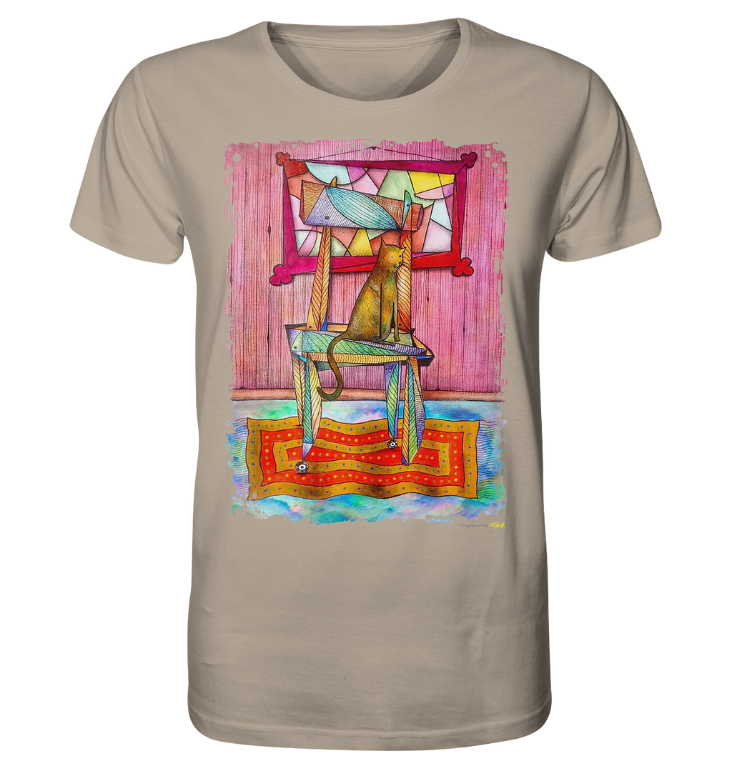 Cat on chair Organic Shirt