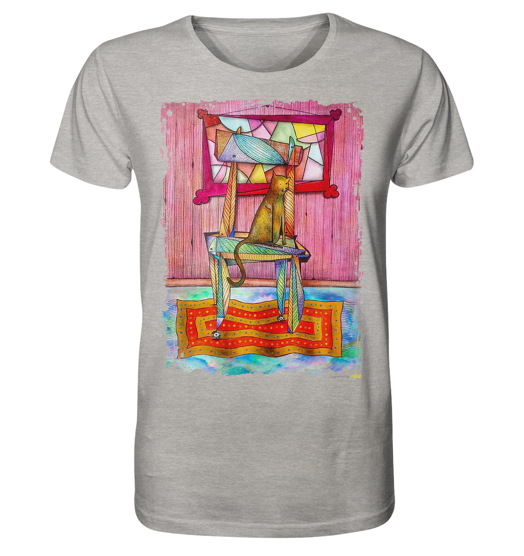 Cat on chair Organic Shirt