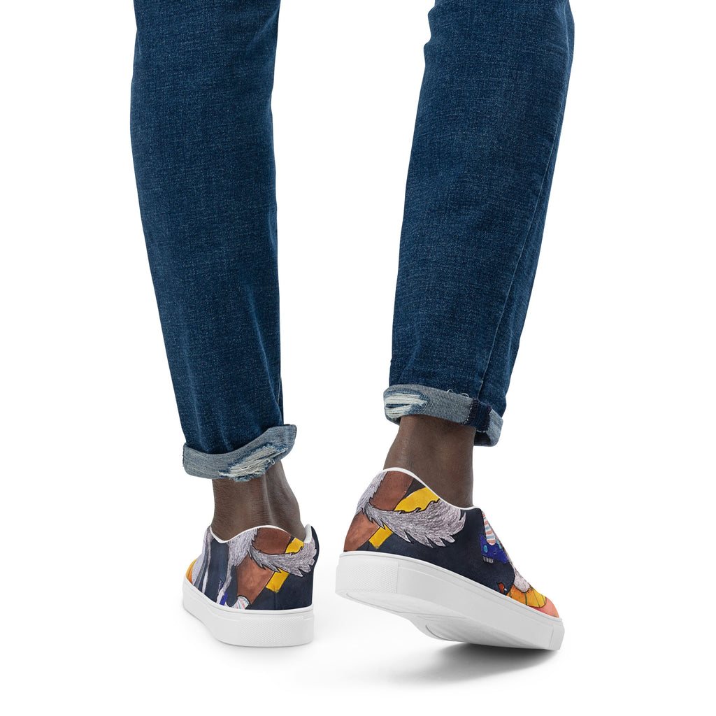 Run slip-on canvas shoes