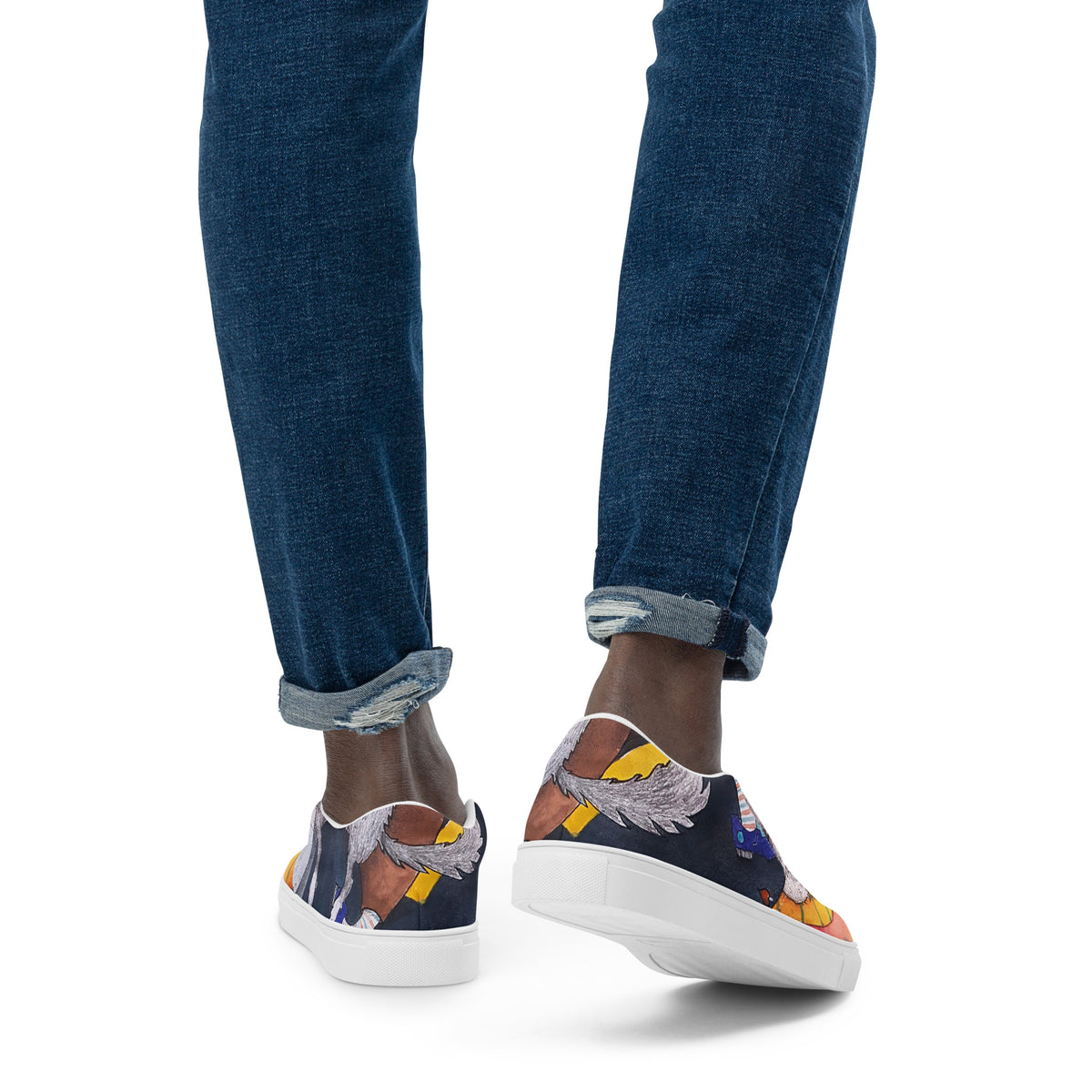 Run slip-on canvas shoes