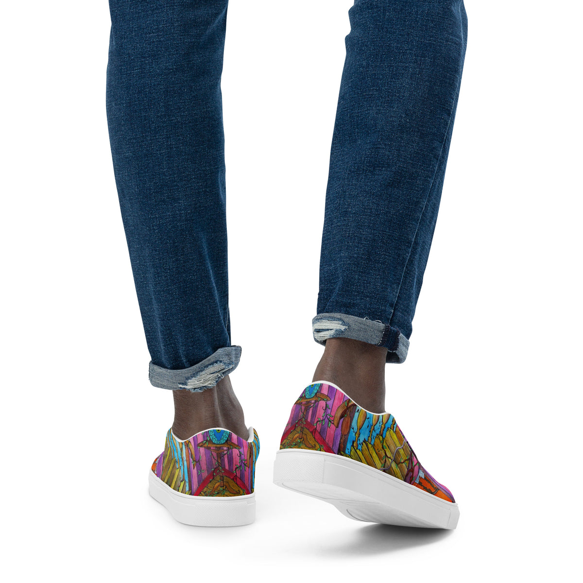 Stairs canvas shoes