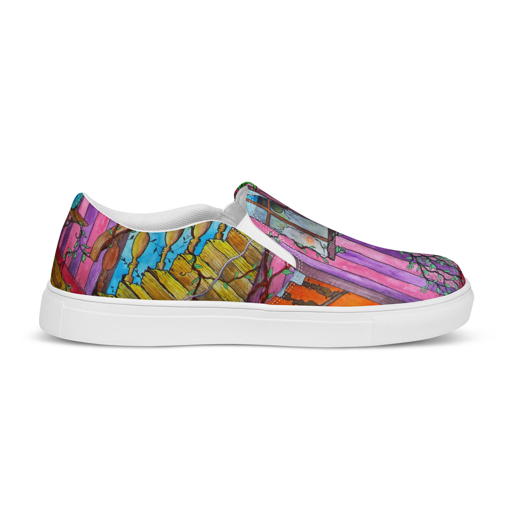 Stairs canvas shoes