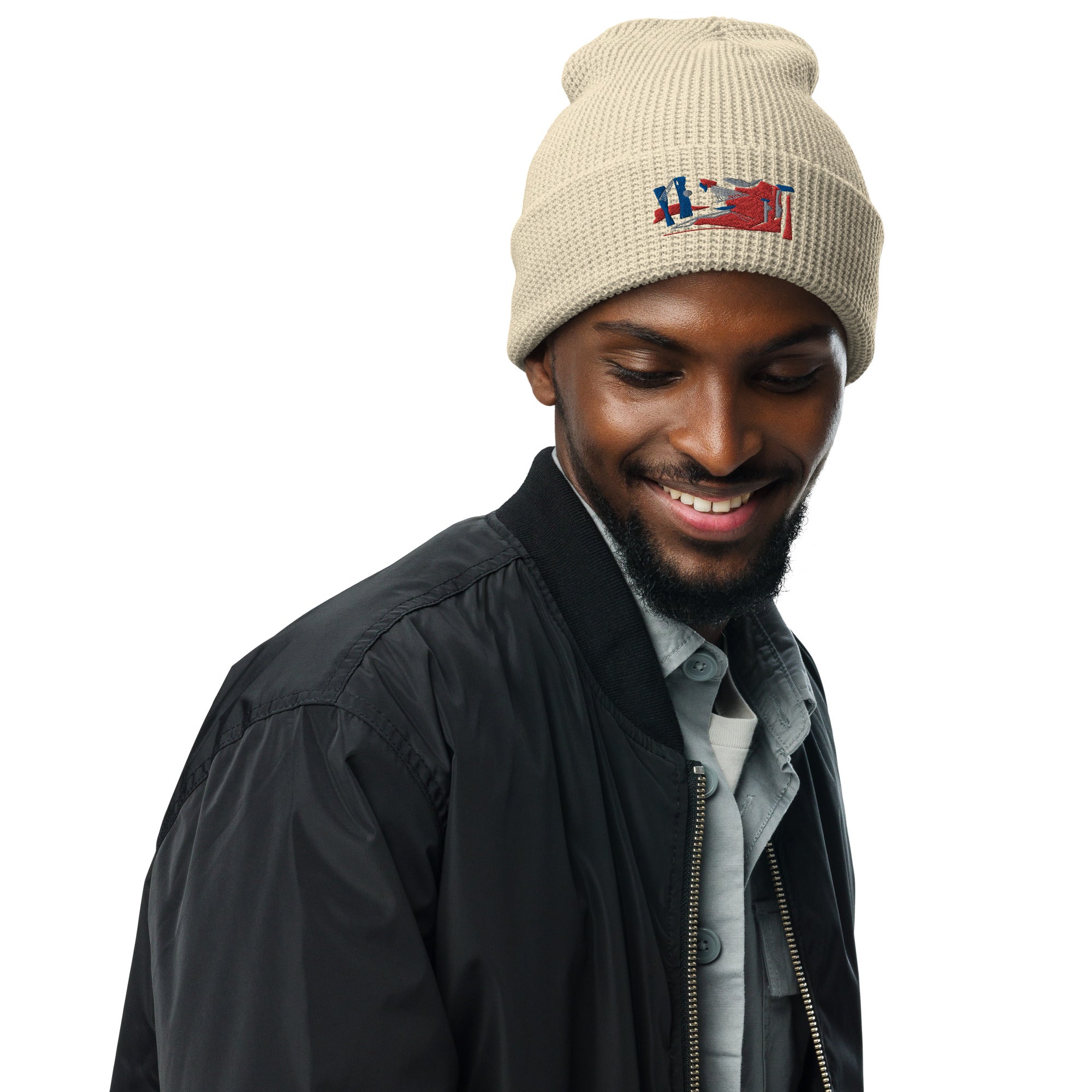 Solid Waffle beanie