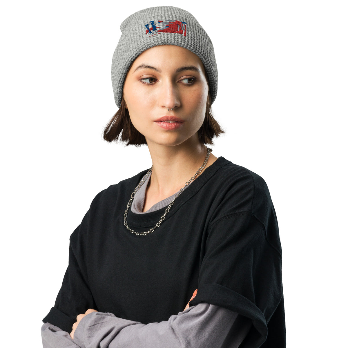 Solid Waffle beanie